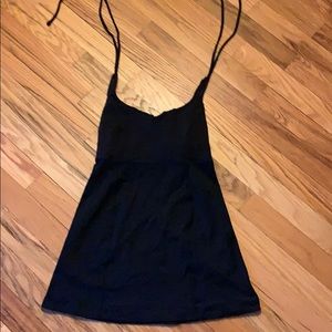 Lululemon women’s tie halter top with bra